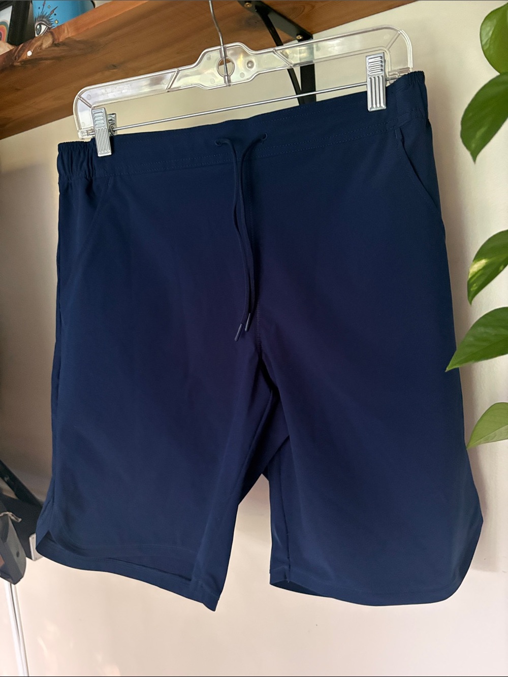 Lands End long line board shorts. Navy size 10L